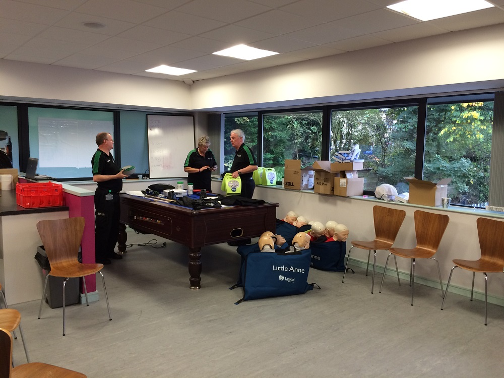 Crown Oil Defibrillator Training