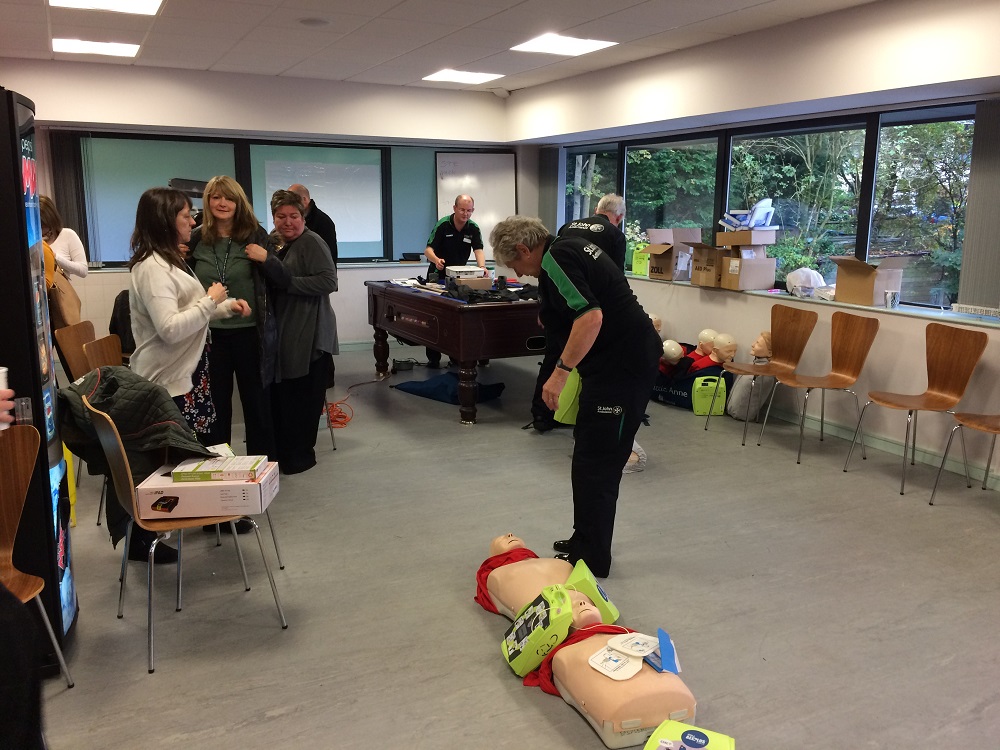 Crown Oil Defibrillator Training