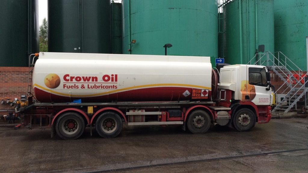 The Crown Oil Fuel Tanker which we were doing our Fuel Deliveries in!